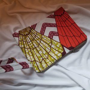 Awa Print Wristlet